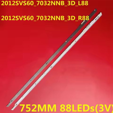 2PCS LED Backligh Strip For 2012SVS60 7032NNB 3D RIGHT88 LEFT88 UN60ES7100 UN60ES7150 UN60ES7500 UN6