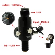 4500psi Paintball Tank Regulator with Output Pressure  Pcp Air Tank Cylinder Aluminum Tank Air Bottl