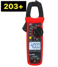 UNI-T UT202+ UT203+ UT202A+ เก็บข้อมูลแรงดันไฟฟ้ากระแสสลับ DC / AC 600A แรงดันกระแสไฟ AC Digital Cla