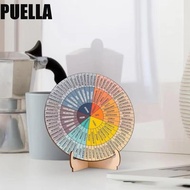 PUELLA Office Desk Decor, Double Sided Therapy Feelings Wheel, High-quality with Stand Mental Health