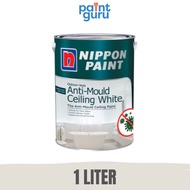 Nippon Paint Odour-less Anti-Mould Ceiling Paint White 1L