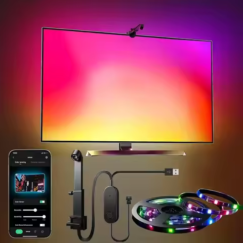 Smart Tv Backlight 5V Rgbic Ambilight For Tv 3.8M 5M Led Tape For Tv Synchronized Rgb Led Strip For 