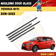 Perodua Myvi G3 2018-2022 Moulding Door Glass Outer / Getah Luar Cermin 100% New High Quality