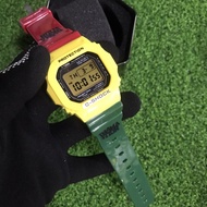 GSHOCK RASTA PETAK DW5600 FOR WOMEN MEN N KIDS