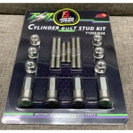 ESR RXZ Y125Z Y110 / WAVE125 SRL110 SRL 115 HEAD NUT CNC STEEL BLOCK STUD BOLT NUT KIT SET NLK