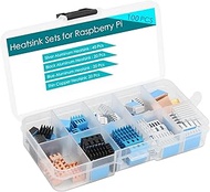 100 Pcs Raspberry Pi 4 Heatsink Set - Aluminum and Copper With 3M 8810 Thermal Pad for Raspberry Pi 