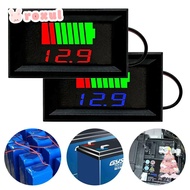 ROXUL Lithium Battery Capacity Meter Universal Digital Display Voltmeter Tester 12V 24V 36V 48V 60V 
