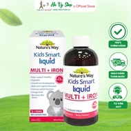 Nature'S Way Kids Smart Multi Iron Liquid Australian Domestic for Children from 1 Year Old Helps Chi