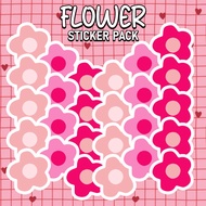 Sticker 44pcs Sticker FLOWER Pack | Waterproof Laminated Vinyl