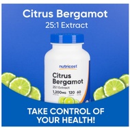 Nutricost, Citrus Bergamot, 120 capsules