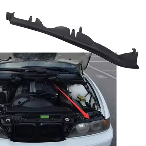 Car Front Headlamp Rubber Sealing Strip Fit BMW 5 Series E39 1999-2003 Replacement OE 63126908405 63