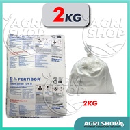 (REPACK) Agrishop Sodium Borate Boric Acid Borax 15% B 1KG 2KG Boron Disodium Tetraborate Baja Ferti