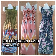 LONG SMOCKED DRESS for SLIM ADULT | PAMBAHAY DUSTER 1Pc