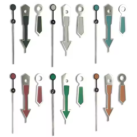 Silver White Blue Red Green Orange Watch Hands Luminous Fit NH35 NH36 7S26 7S36 4R35 4R36 Movement
