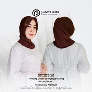 Hijab SPOTS XS For Running Volleyball And Others Premium Jersey Material By Novita Hijab
