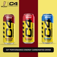 C4 Energy Carbonated Zero Sugar Energy Drink, Pre-Workout Drink (473ml/can)