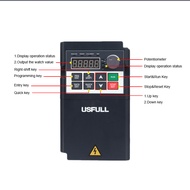 In stock  USFULL  Frequency Inverter 1HP 2HP 3HP Converter Vfd Single Phase to Three Phase 220V 380V