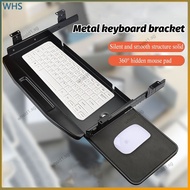 Desk keyboard tray computer desk thickened mouse drawer slide track tray bracket