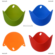 wucuuk JIANG 4PCS Set Silicone Egg Poacher Poaching Pods Pan Non Stick Egg Baking Cups Tools