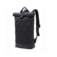 Matte Black Mesh Adidas x Issey Miyake BAOBAO Roll Top Backpack / Diaper Bag