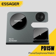 Essager 15W Wireless Chargers Fast Charging Phone Stand Mount Desktop Multi-function Portable Mobile