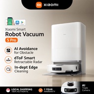 [NEW LAUNCH] Xiaomi Robot Vacuum 5 / 5 PRO | 20,000 Pa Fan-Blower Suction | dToF Smart Retractable R