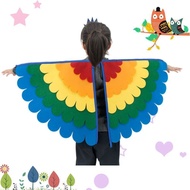 2025 New Style Bird Wings Cloak Back Ornaments Wings Performance Props Headdress Bird Costume 3-6 Ye