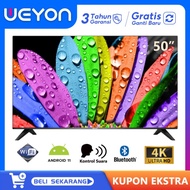 WEYON TV Smart Android 50 Inch TV 4K UHD Digital 50 Inch Full HD Andro