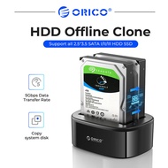 ORICO Clone Docking Station 2.5 3.5 Dual Bay SATA To USB 3.0 HDD Enclosure เครื่องมือฟรี Duplicator 