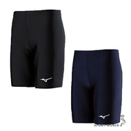 Mizuno Men's Shorts Leggings Cropped Pants Perspiration Black/Zhangqing [Sports World] U2TBBG1609/U2