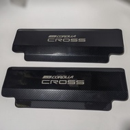ZLWR Toyota Corolla Cross 2023 / 2024 แผ่นกันเตะเบาะหลัง 2ชิ้น Toyota เบาะหลังแผ่นป้องกันเบาะนั่ง รู