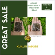 Combo Biji Benih (Indigofera & Kaliandra Merah)