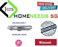 Rinnai RH S259 SSR T Slimline Hood  Sensor Touch Control  Free Delivrey