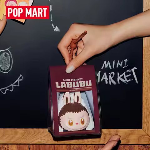 Popmart The Monsters Series Labubu Wacky Mart Stress Relief Squishy Pendant Trendy Kawaii Labubu Ser