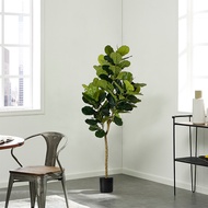 180CM Real Touch Large Artificial Plant Fiddle Leaf Fig Tree Flower Hotel Decor