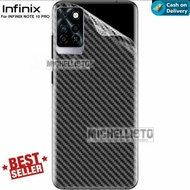 SKIN CARBON INFINIX NOTE 10 PRO - GARSKIN CARBON INFINIX NOTE 10 PRO -