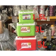 Denki Cooler ice box/ food storage/ tong nasi/ bekas tahan panas tahan sejuk 2L/3L/5L