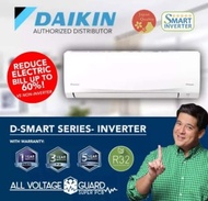DAIKI'N 2.0hp D-Smart Series Inverter Split Type Aircon