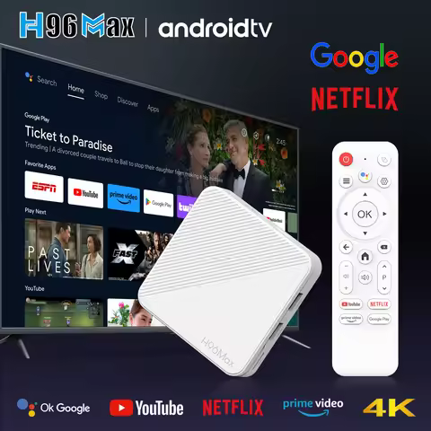 Android 14 TV Box H96 Max H313 Allwinner H313 Quad Core 2GB 16GB 8GB Voice Control WIFI6 HDR 4K Yout