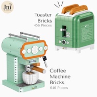 [พร้อมส่ง] Jnihouse : Coffee Machine Bricks ตัวต่อเครื่องชงกาแฟ ตัวต่อเครื่องปิ้งขนมปัง Toast Bricks