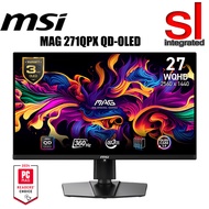 MSI MAG 271QPX QD-OLED 26.5 2K 2560x1440 WQHD 360HZ GAMING MONITOR