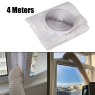 For Portable Air Condition Flexible Cloth Sealing Plate AirLock Skylights Window Seal 4M Household With Zip and Magic Sticker