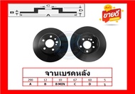 จานเบรค ยุโรป TRW รุ่น BENZ W140 S280S300S320 หลัง ปี 93-97 (โปรส่งฟรี) สินค้ารับประกัน6เดือน หรือ 2