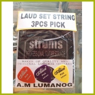 ◊☜ ◱ ═ ┐ BANDURIA , OCTAVINA , LAUD SET STRING WITH PICK