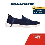 Skechers Online Exclusive Women Slip-Ins On-The-GO Swift Fearless Shoes - 137290-NVY Air-Cooled Memory Foam SK7179