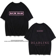 Kpop BLACKPINK T-shirt2025 WORLD TOUR <DEADLINE> Tshirt Fashion 100%Cotton Women Men Tshirt Lisa Ros