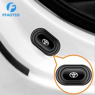 FFAOTIO Silicone Car Door Shock Absorber Gasket Anti Collision Sticker For Toyota Wish Hiace Sienta Altis Harrier