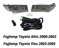 ไฟตัดหมอก altis 2000-2003 และ  vios 2003-2005 gen1 สปอร์ตไลท์ โตโยต้า วีออส อัลติส foglamp Toyota Vi