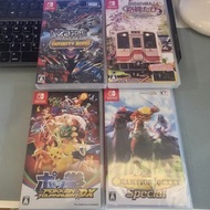 Switch 日版 Games 4隻 - Zoids, 鐵道日本, Pokken, 賽馬