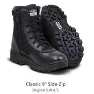 Original SWAT Classic 9" Side Zip Boot (Black Color), Kasut Operasi Polis Army Military, Taktikal, C